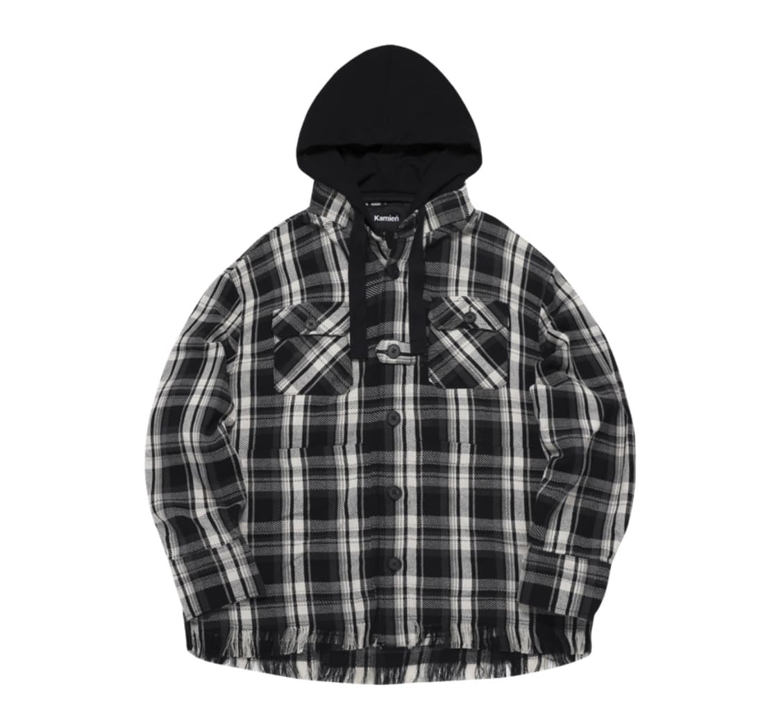 카미엔 후디 셔츠 블랙 3 상품이미지1