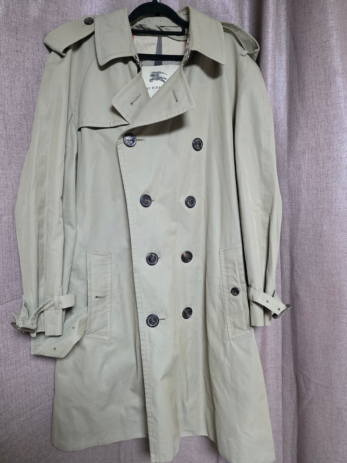 정품버버리트렌치코트 50사이즈 상품이미지1