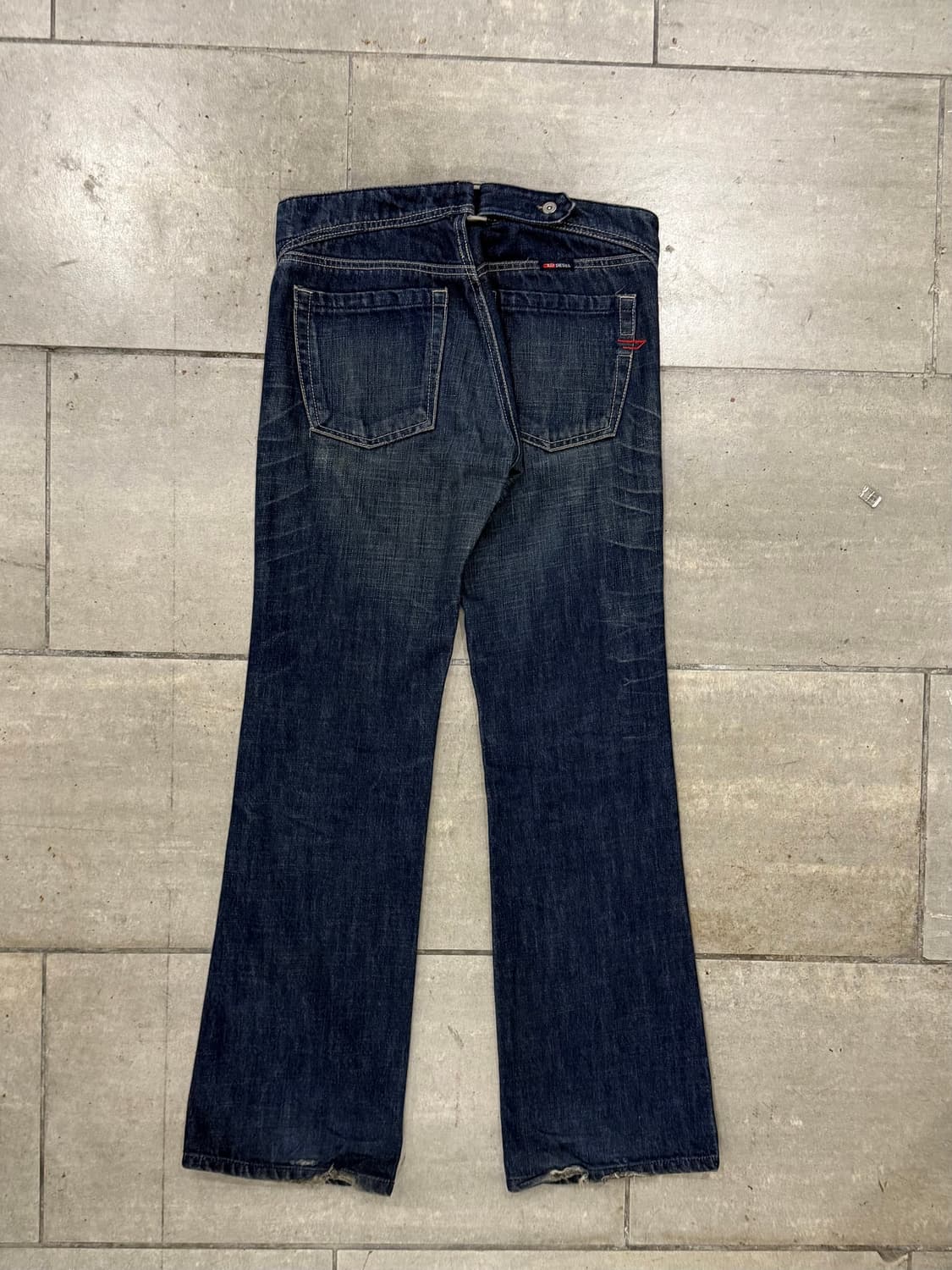 Diesel 데님 팬츠 진청 세미 부츠컷 상품이미지4
