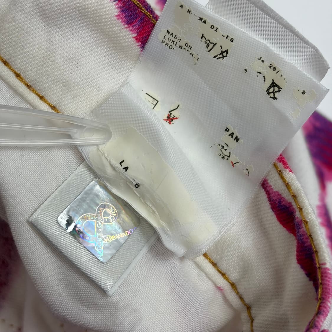 돌체앤가바나 d&g 얼룩말 패턴 바지 팬츠 상품이미지7