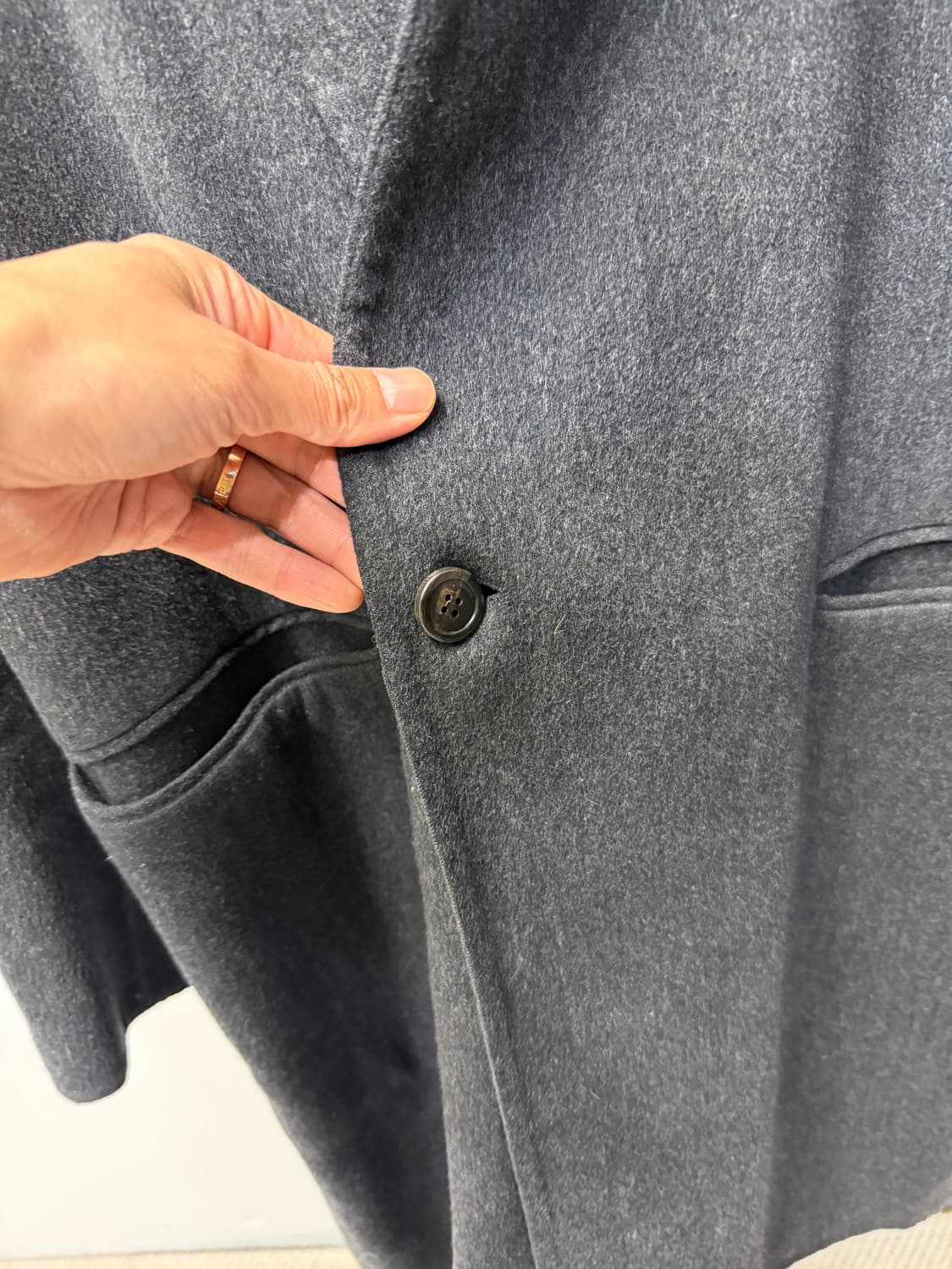 정품) 타임옴므 한섬 간절기용 코트 95 상품이미지4