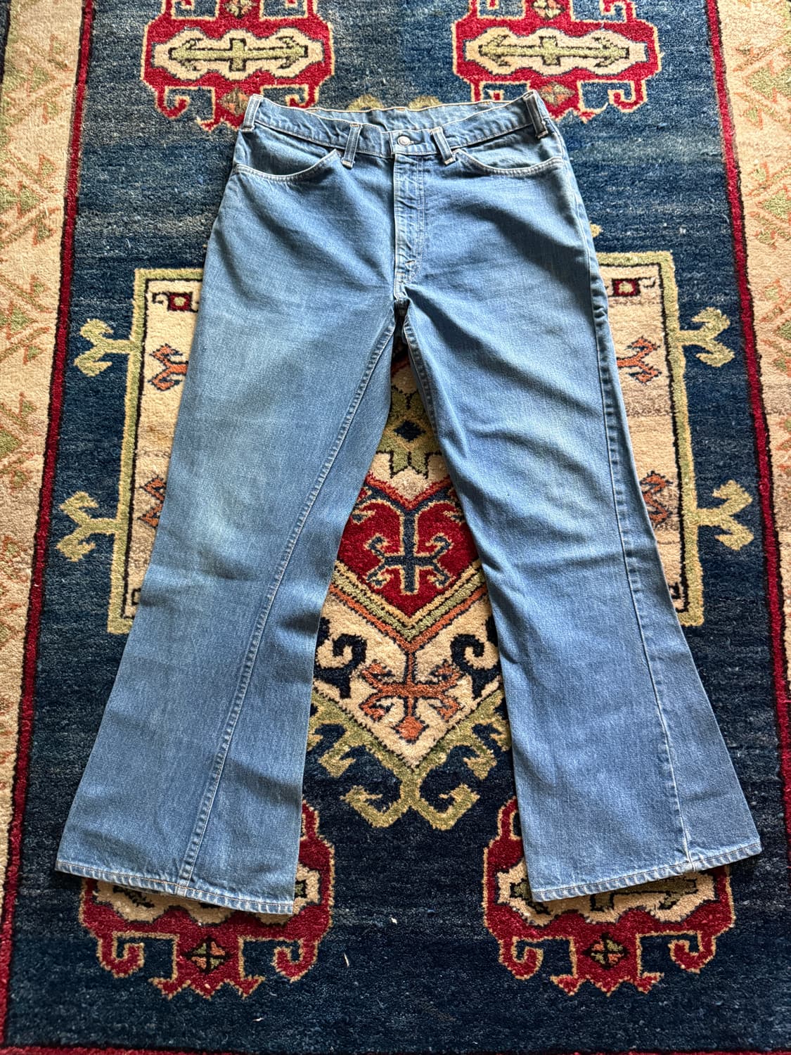 70s usa 리바이스 66전후기 646 벨바텀 플레어 데님 팬츠 상품이미지1