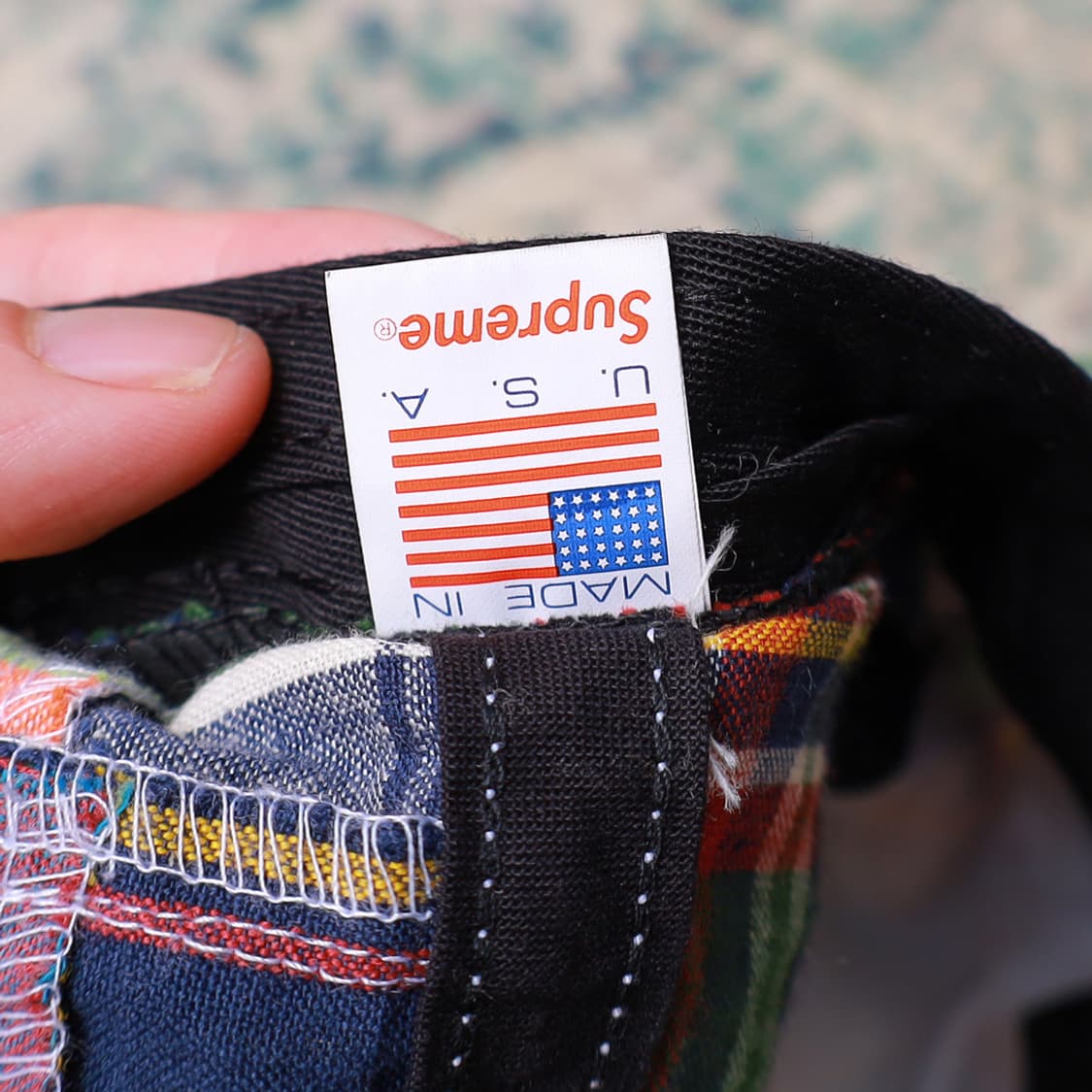 Supreme 슈프림 19SS 패치워크 S 로고 패널 캡 모자 상품이미지4