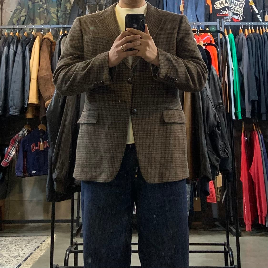 닥스 캐시미어 알파카 울 트위드 자켓 105 하운드투스 상품이미지1