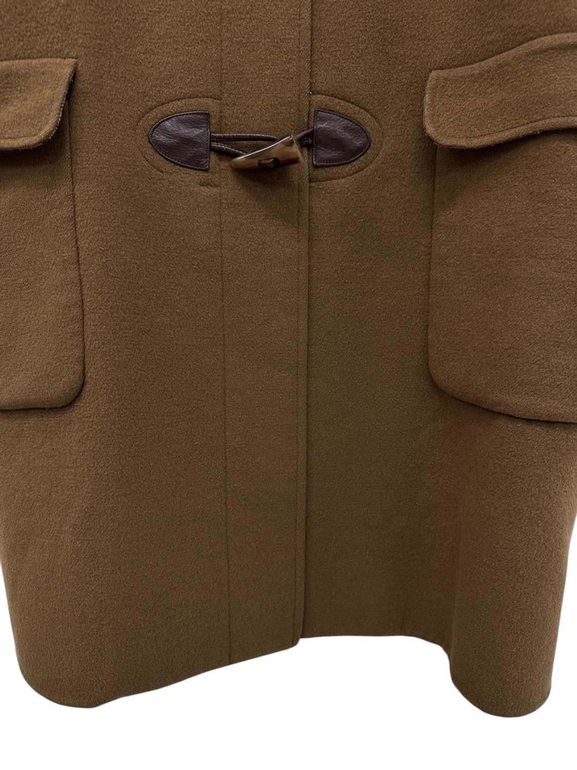 닥스 핸드메이드 울 떡볶이 더플코트 브라운 (L) 상품이미지5