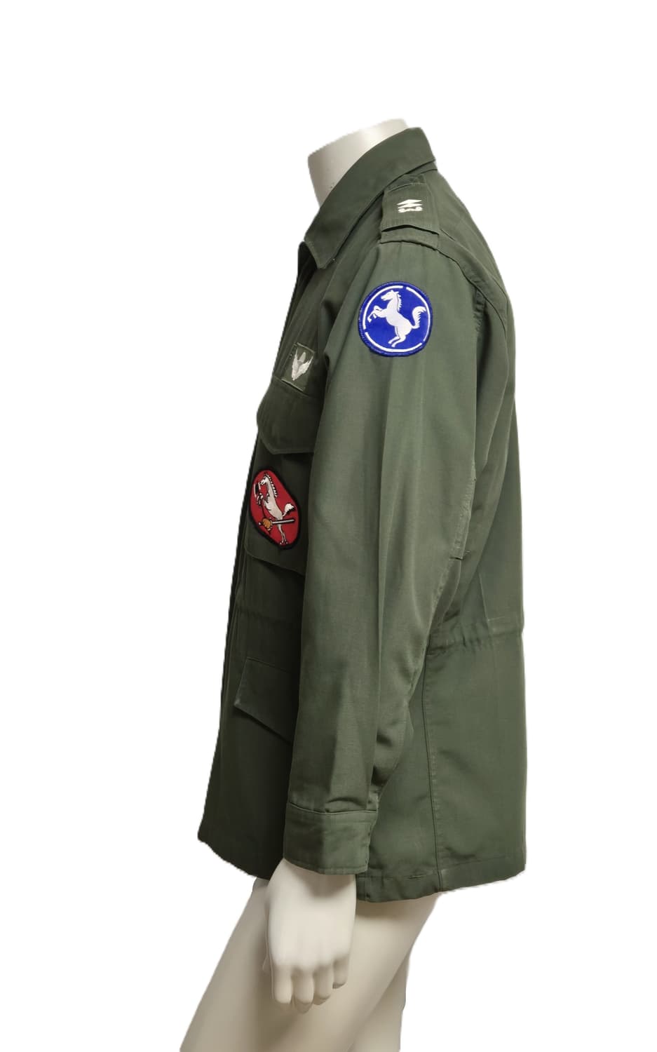 육군 구형 9사단 수색대대 중위 민무늬 야전상의 전투복 상의 자켓 (L) 상품이미지2