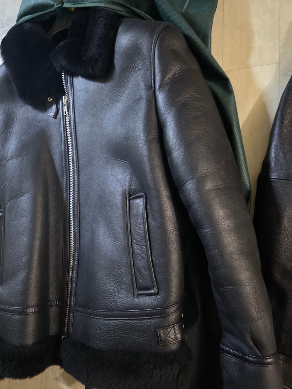 론트 리얼 무스탕 L 상품이미지5