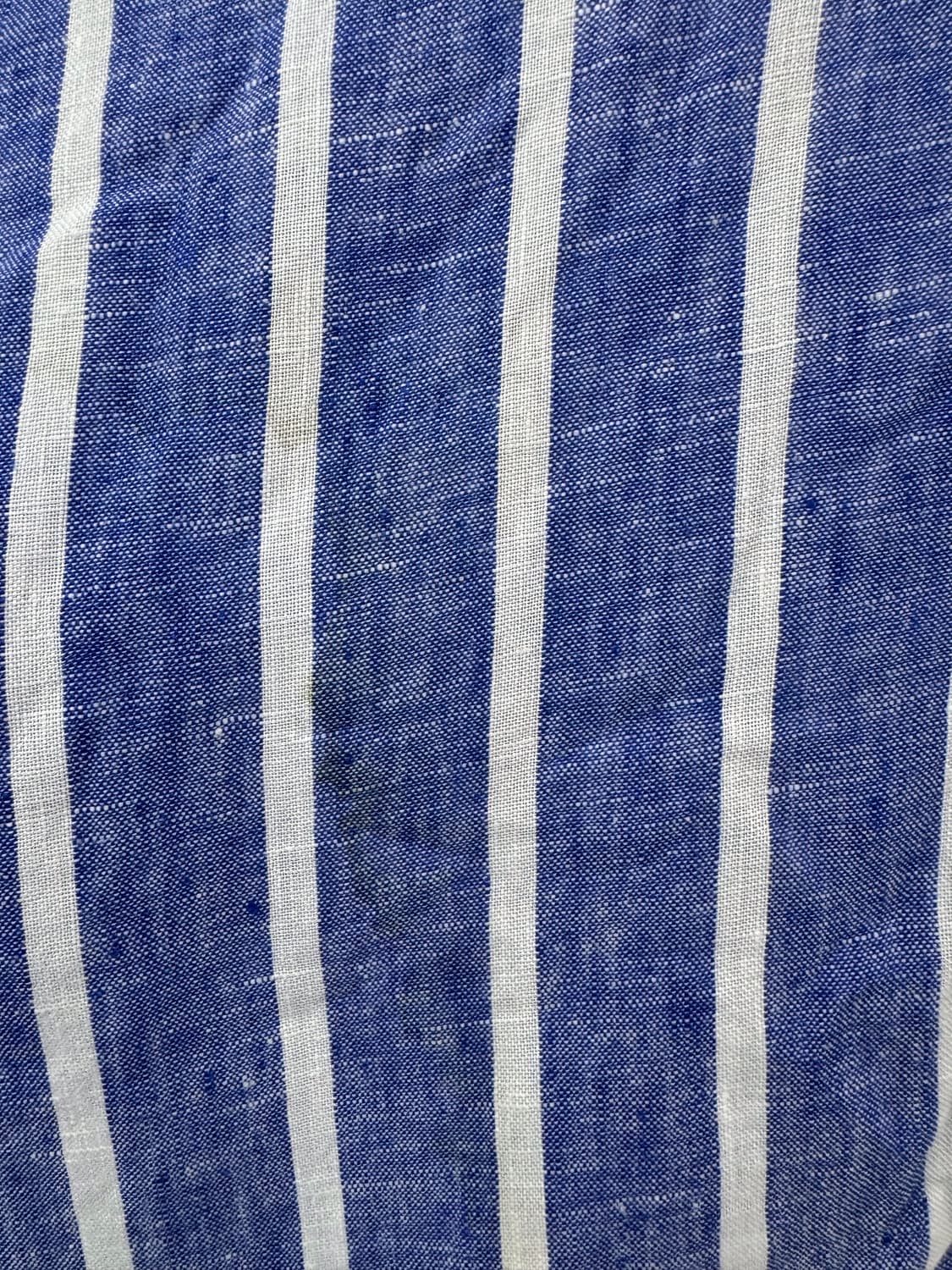 폴로 블루 스트라이프 린넨 셔츠 상품이미지5