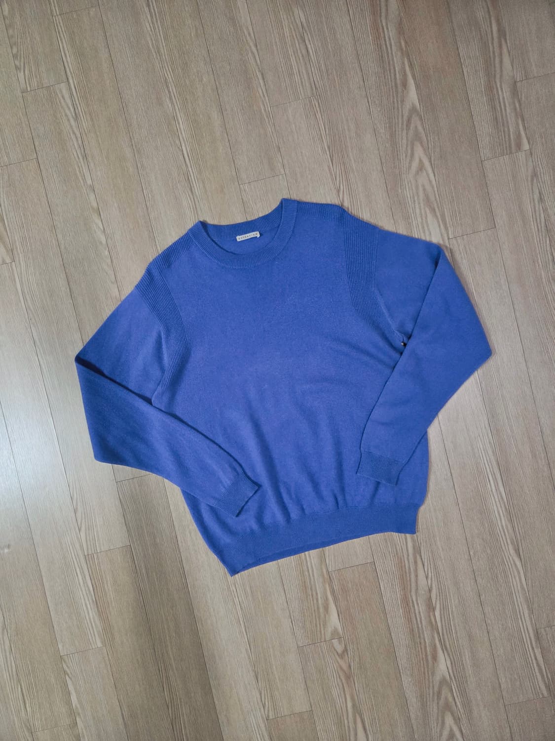 ESTNATION 스카이 블루 라운드 니트 상품이미지3