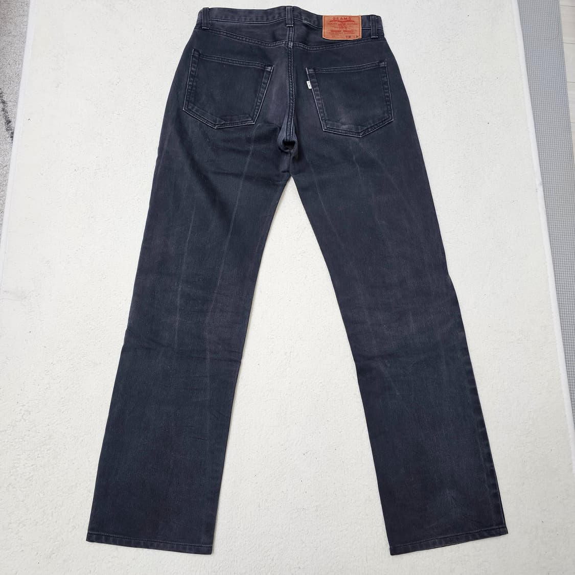 30 빔즈 211 블랙 코튼 팬츠 30/34 사이즈 상품이미지4