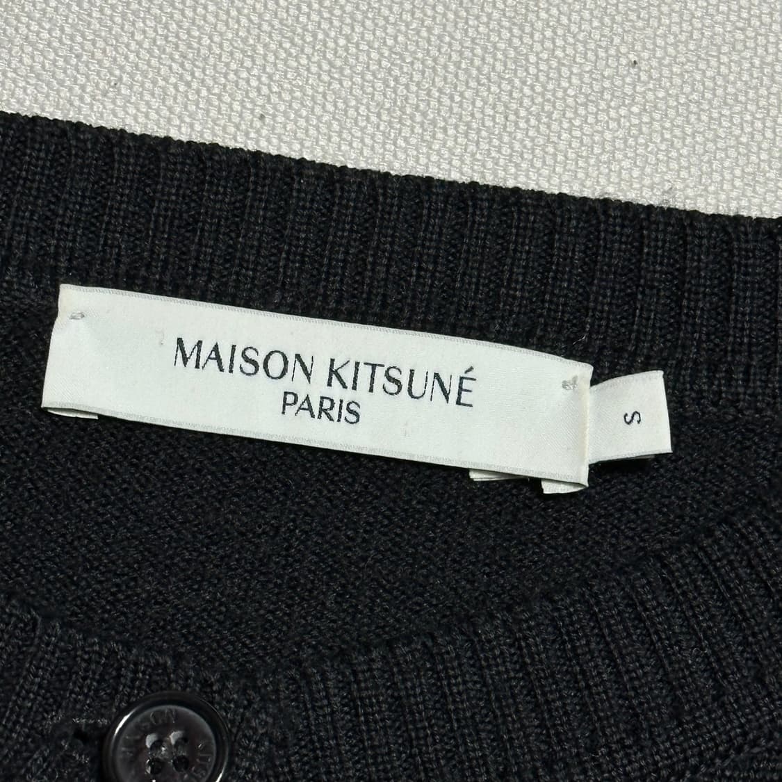 S 메종키츠네 더블폭스 가디건 상품이미지4