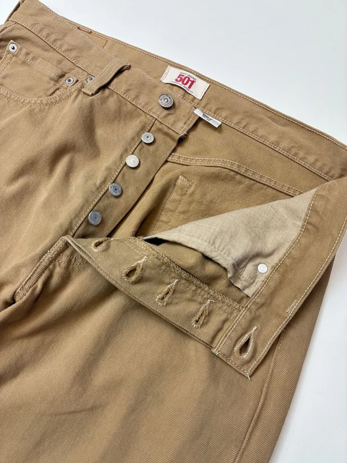 리바이스 501 샌드진 베이지 데님 팬츠 PN5361 상품이미지3