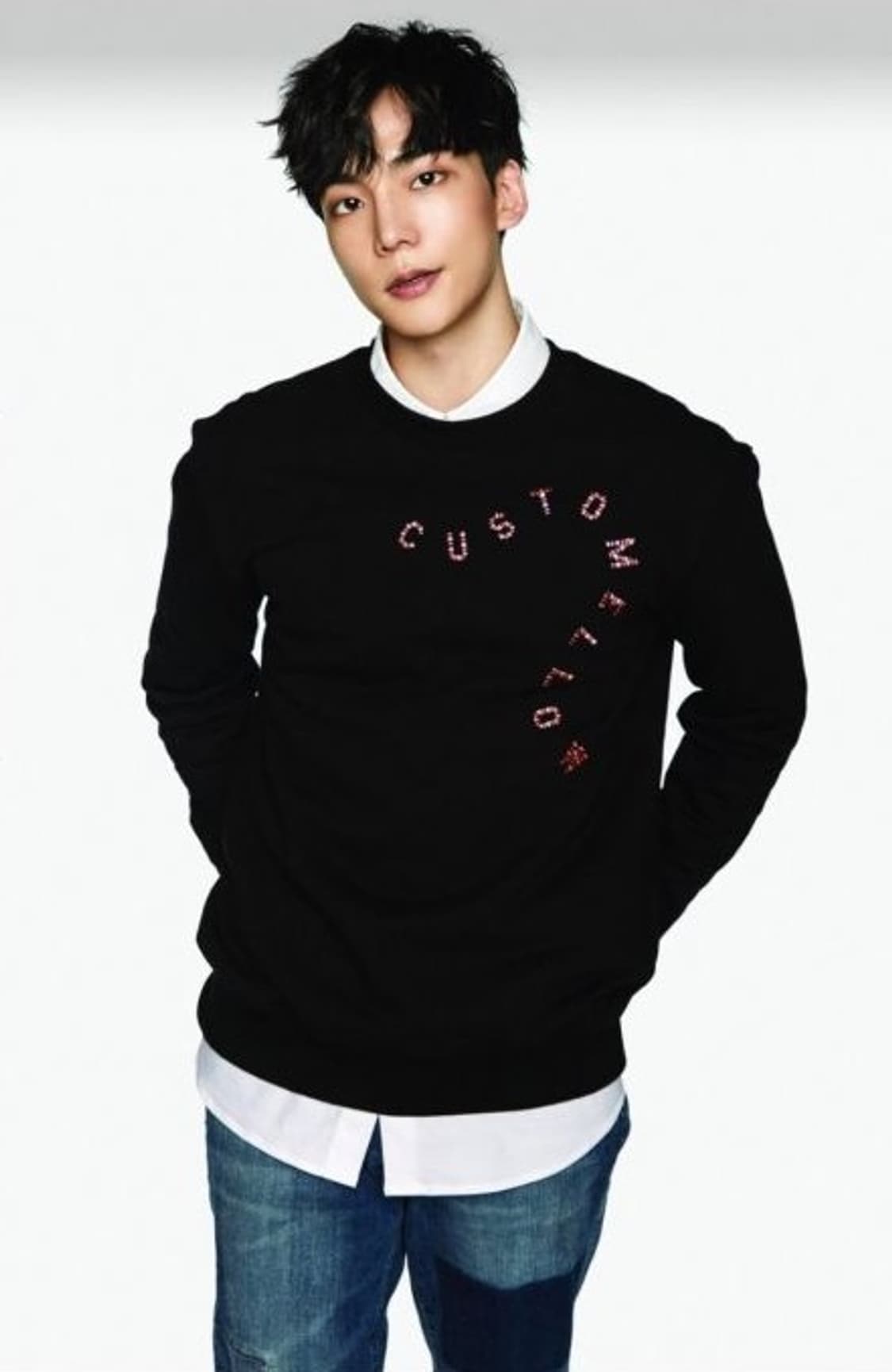 커스텀멜로우 / 로고 엠브로이더리 스웻 셔츠 / L 상품이미지1