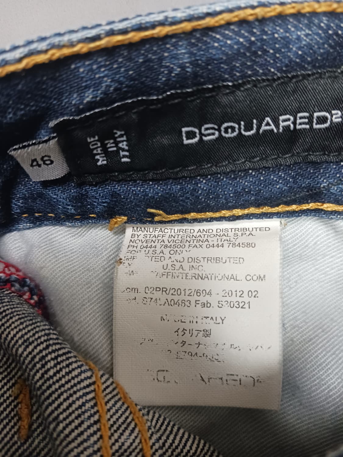 [30] 디스퀘어드2 미니포켓 바이커진 청바지 상품이미지10