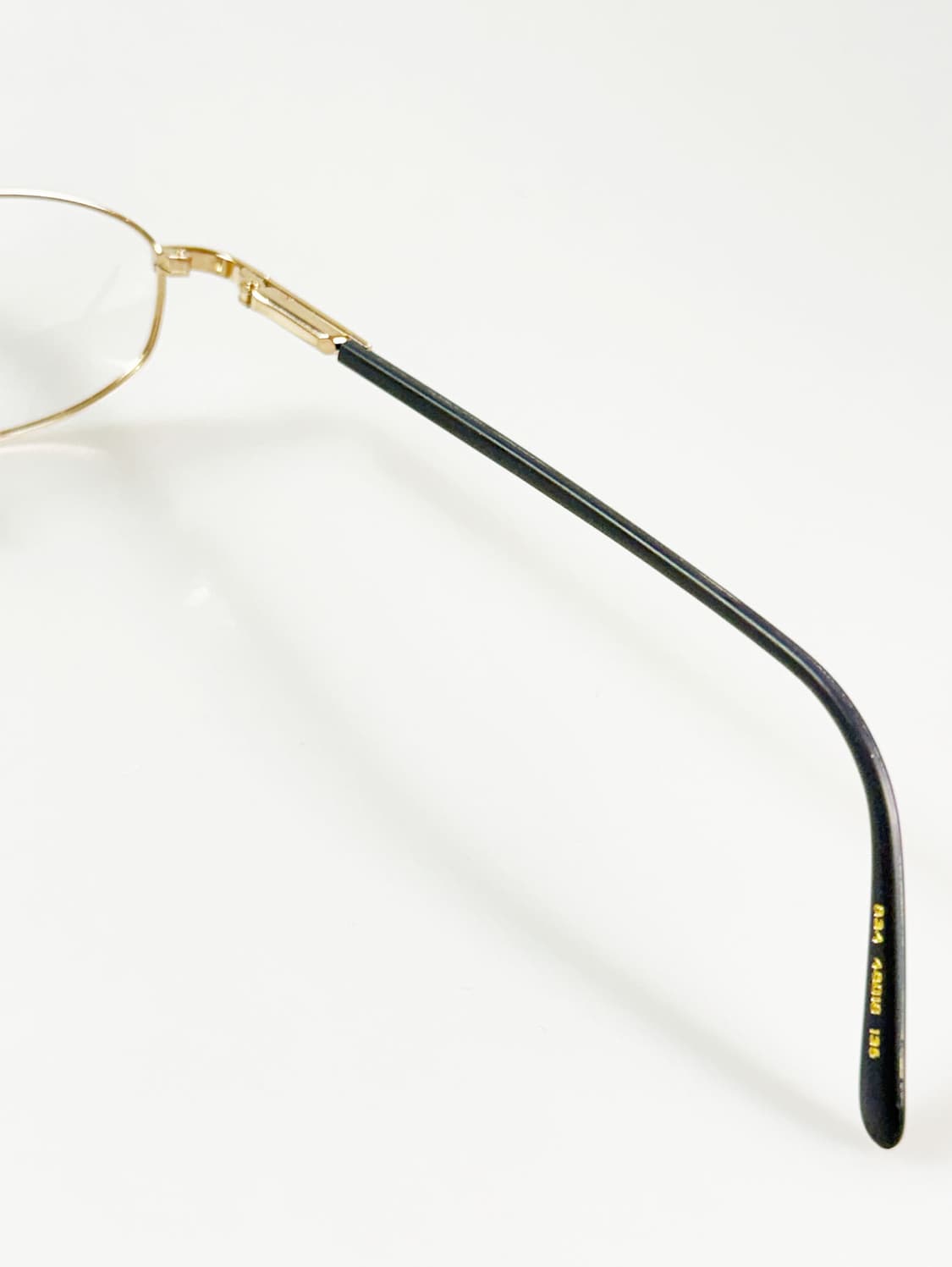 90s JACK 2000 골드 슬림 오벌 프레임 빈티지 안경 상품이미지6