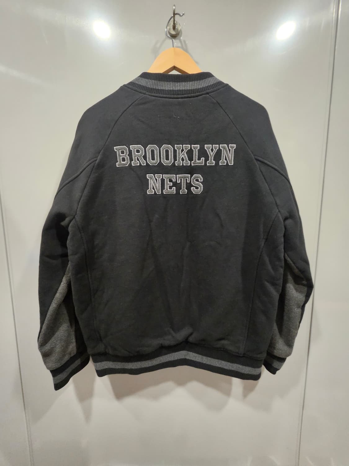 NBA 브루클린 네츠 플리스 바시티 자켓 상품이미지3