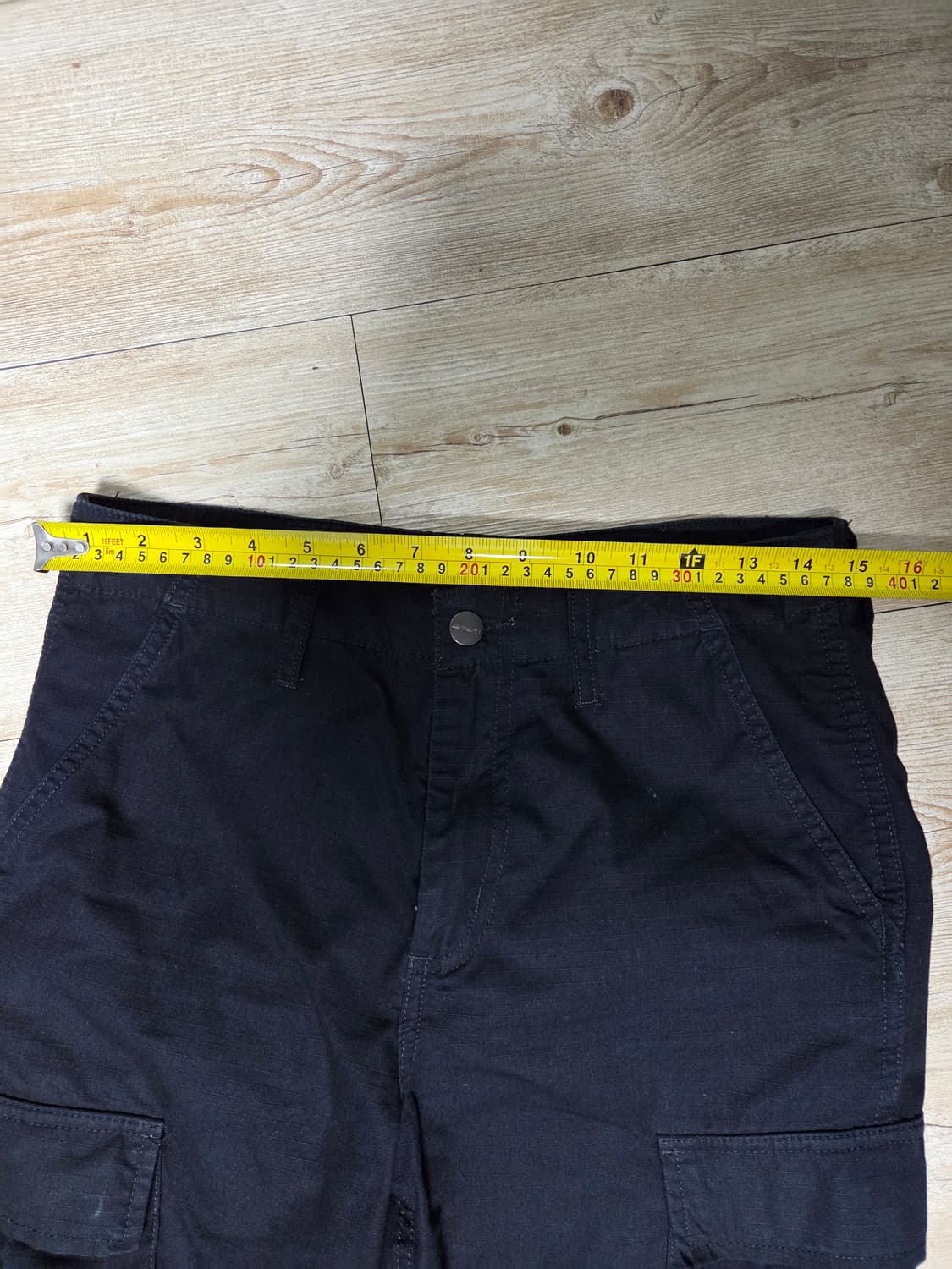 칼하트 WIP 콜룸비아 립스탑 레귤러 카고 팬츠 블랙 상품이미지3