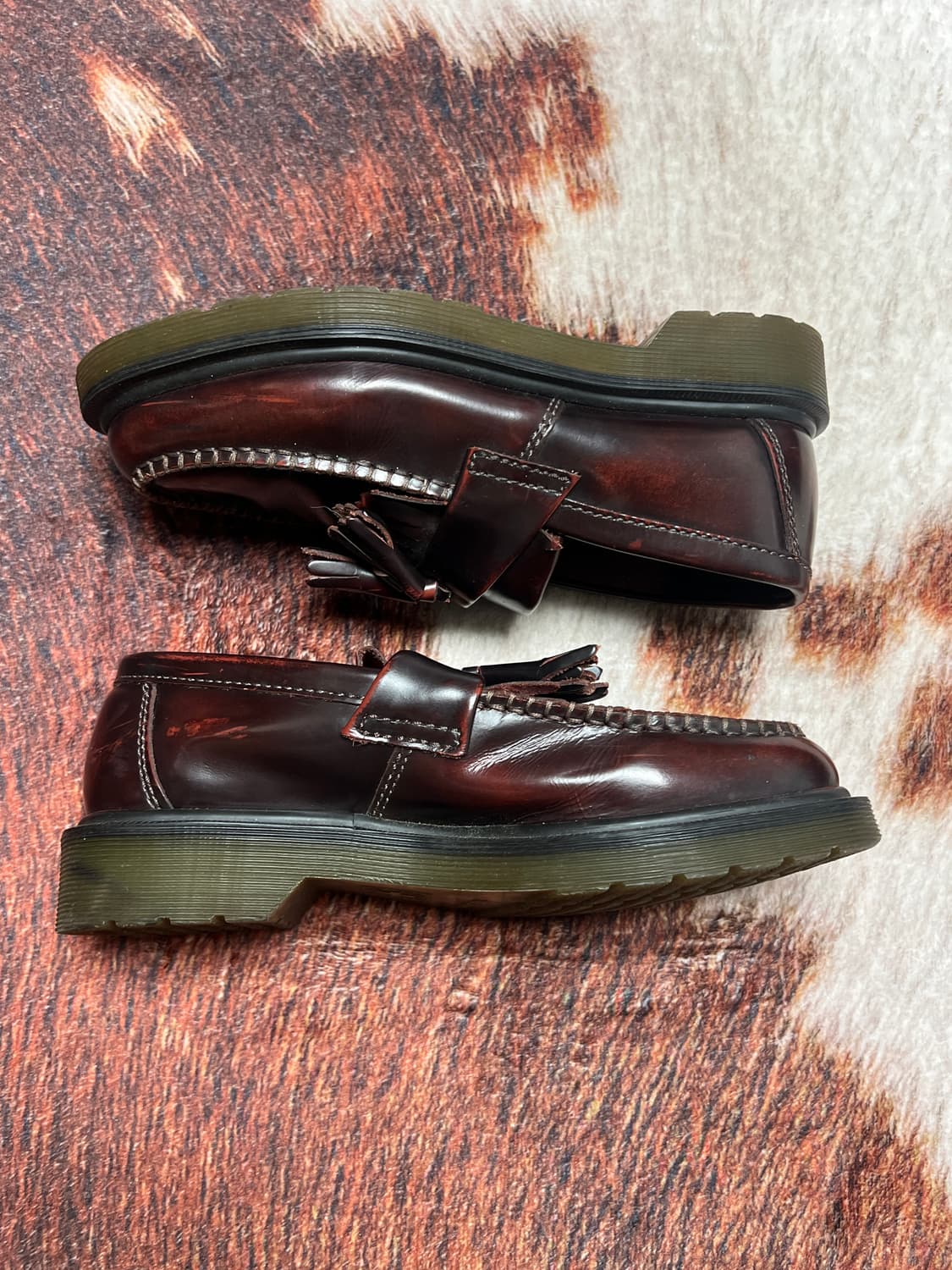 [235mm] 닥터마틴 아드리안 버건디 태슬 로퍼 상품이미지2