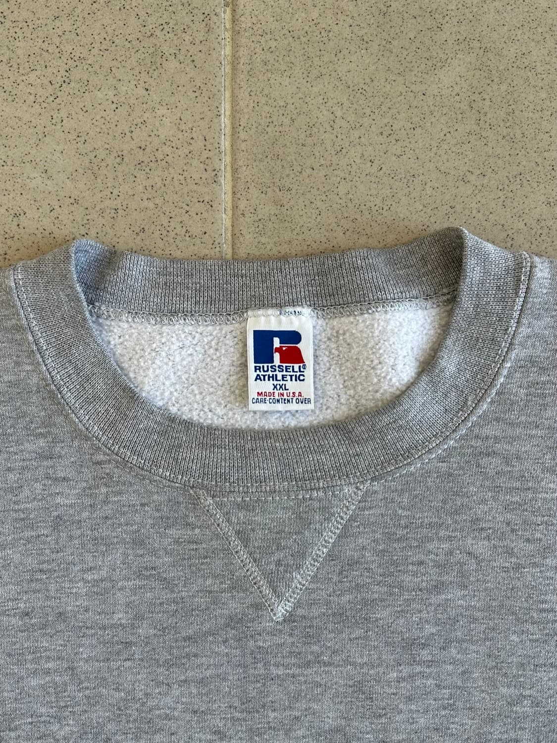 90s 빈티지 러셀 스웻셔츠 그레이 XXL USA 상품이미지6