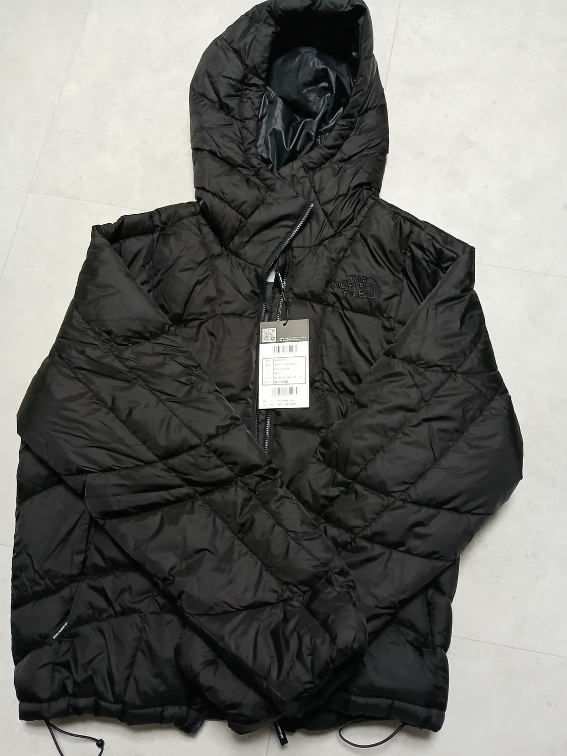 [S/90] 노스페이스 웨이브 LT 온 자켓 블랙 25FW  상품이미지2