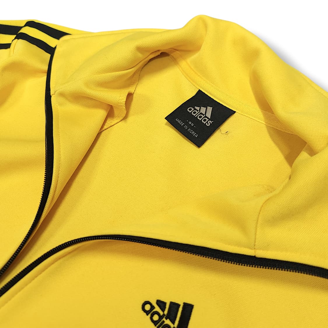 [95] 아디다스 옐로우&블랙라인 퍼포먼스 트레이닝 니트 트랙탑져지 상품이미지7