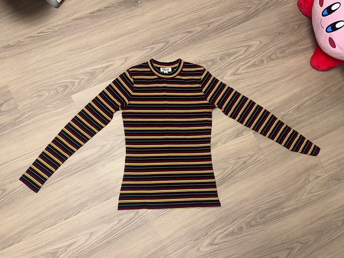 스트라이프 베네통스타일 쫄티 상품이미지1