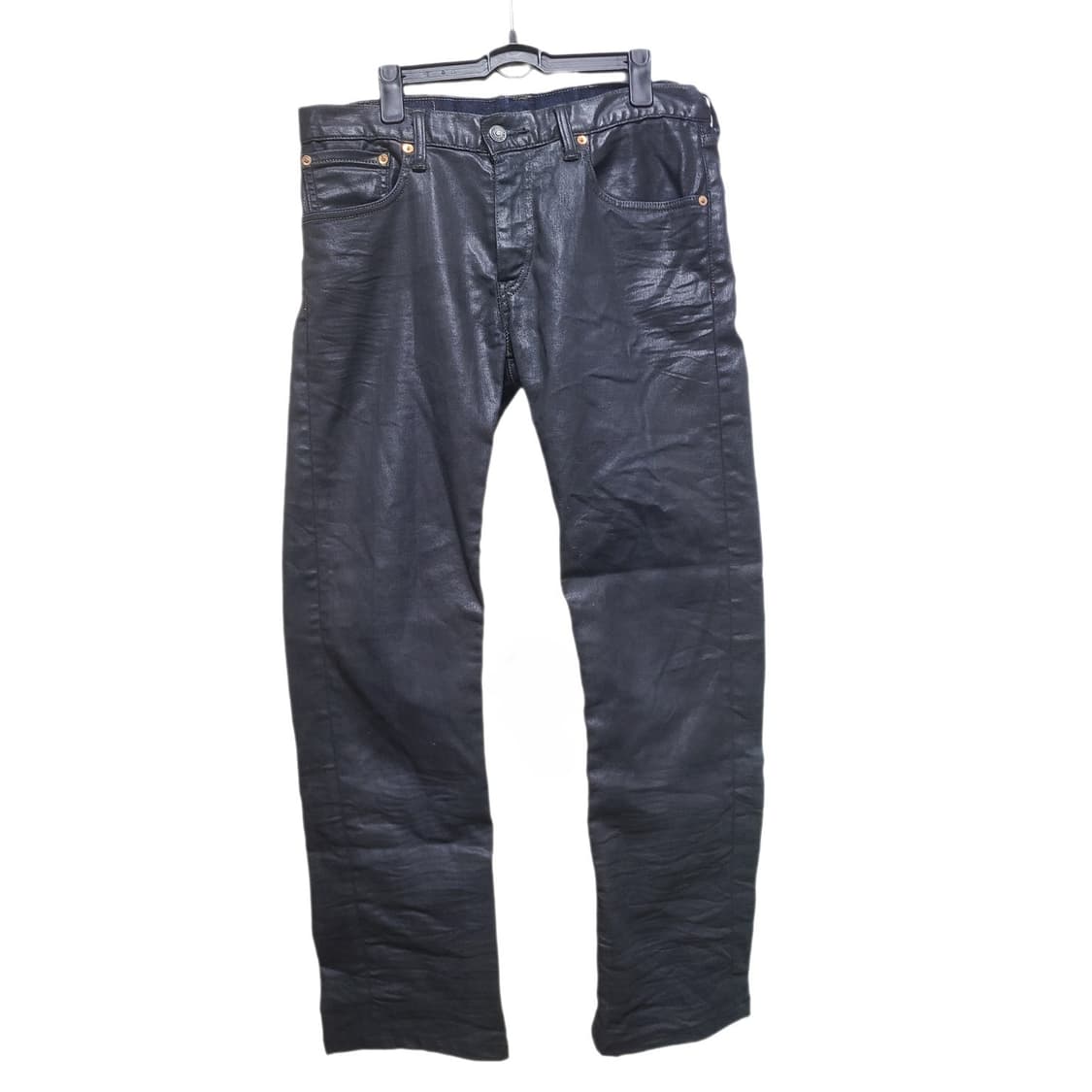 리바이스 블랙 코팅 데님 바지 33~34인치 상품이미지1
