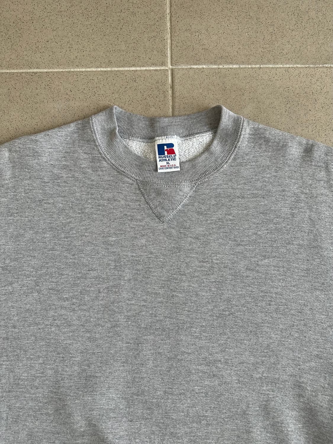 90s 빈티지 러셀 후드 그레이 XL USA 상품이미지3