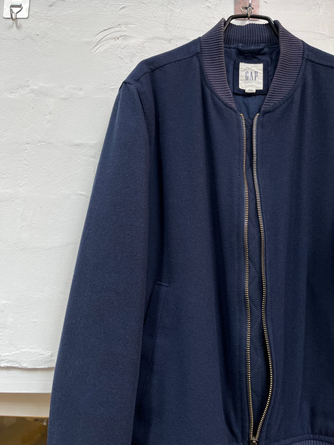 Gap X Primaloft 네이비 블루 봄버 자켓 M 상품이미지5