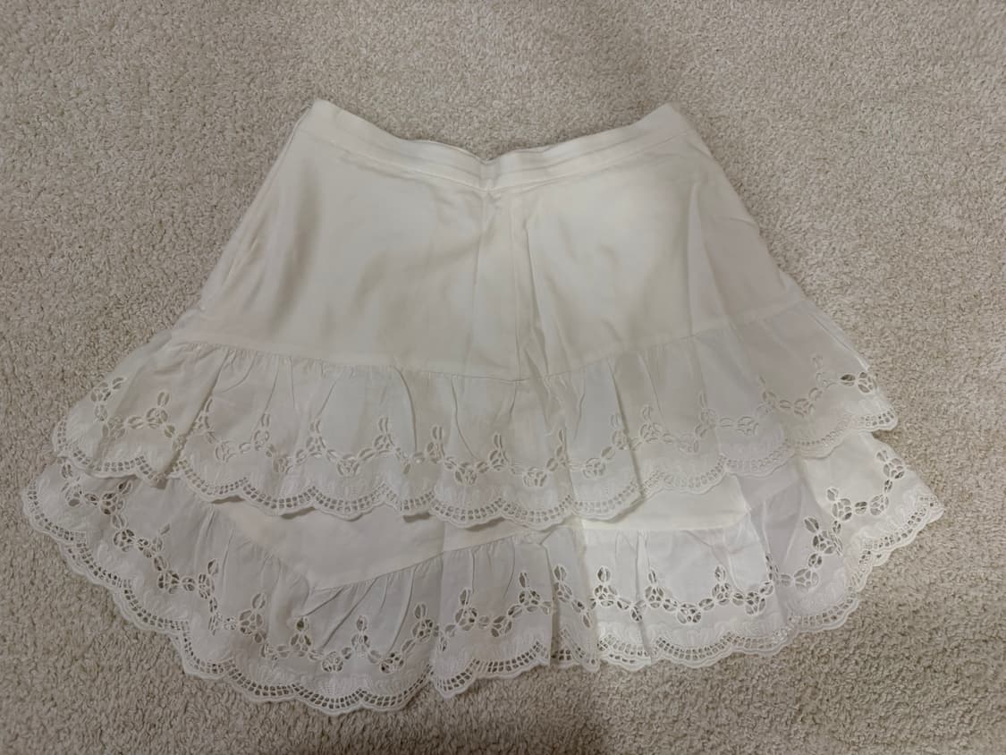 [리엘 RE_L] Cheese Mini Skirt (화이트 / S) 상품이미지5