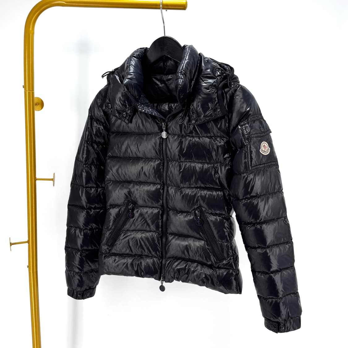 [0사이즈] 몽클레어 BADY 여성 패딩 후드 점퍼 블랙 상품이미지1