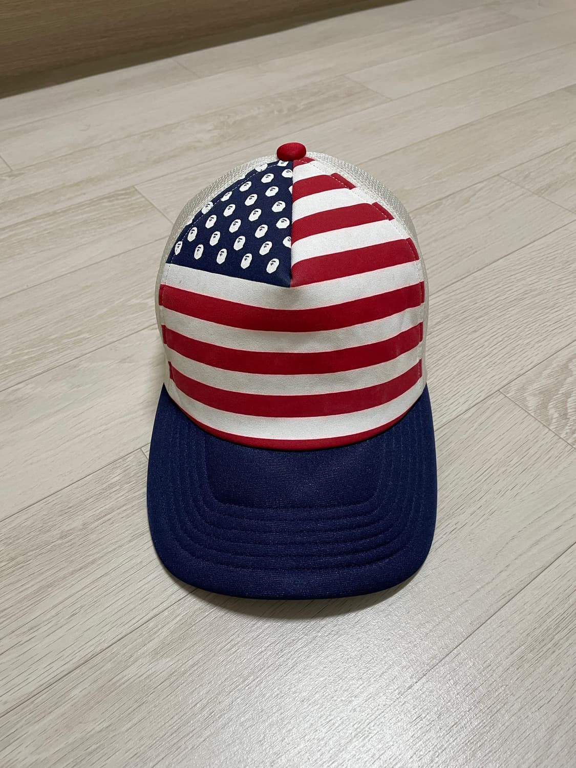 올드 베이프 성조기 메쉬캡 (칸예착) 상품이미지2