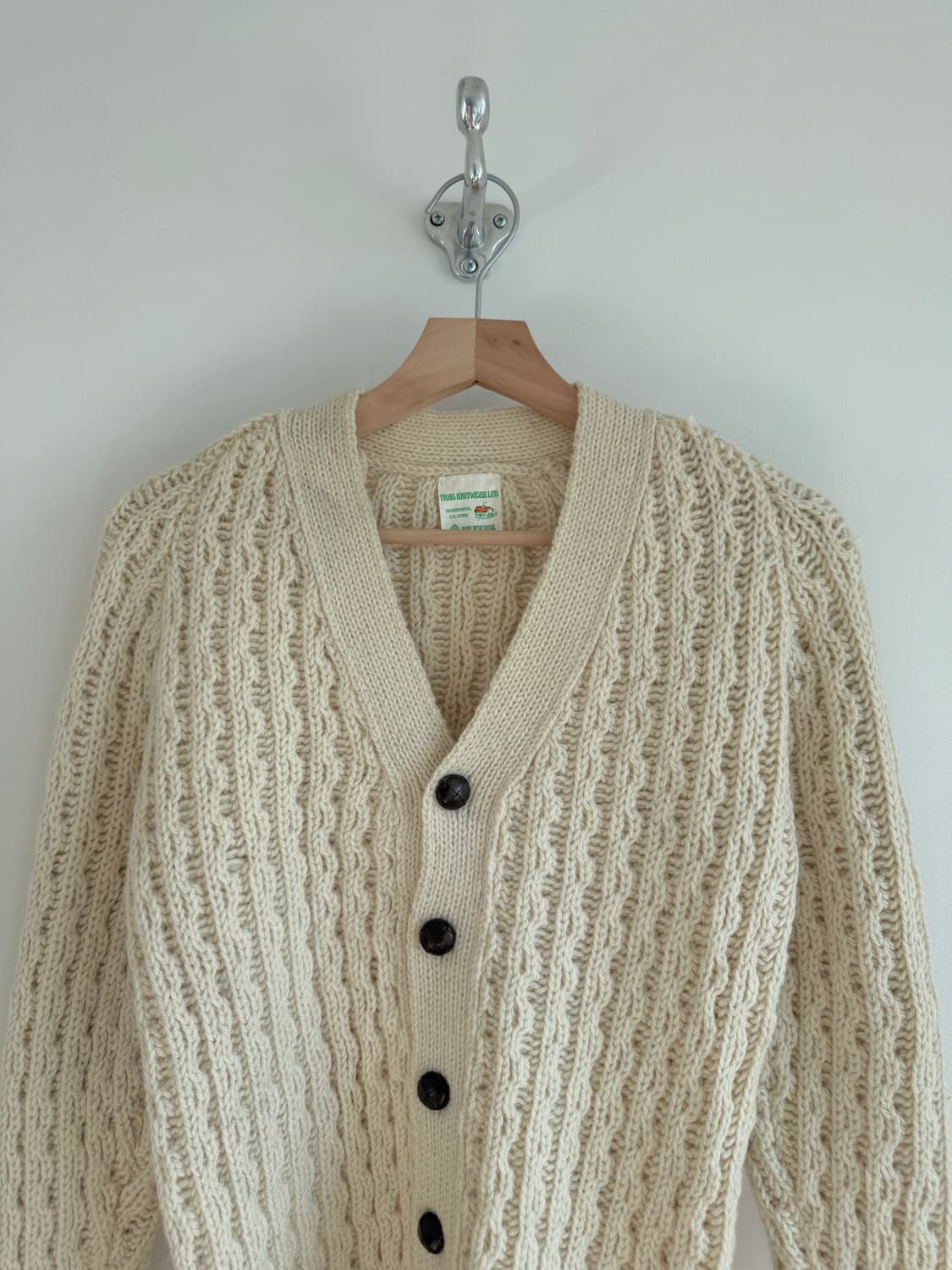 MADE IN IRELAND 헤비울 가디건(울마크) 상품이미지2