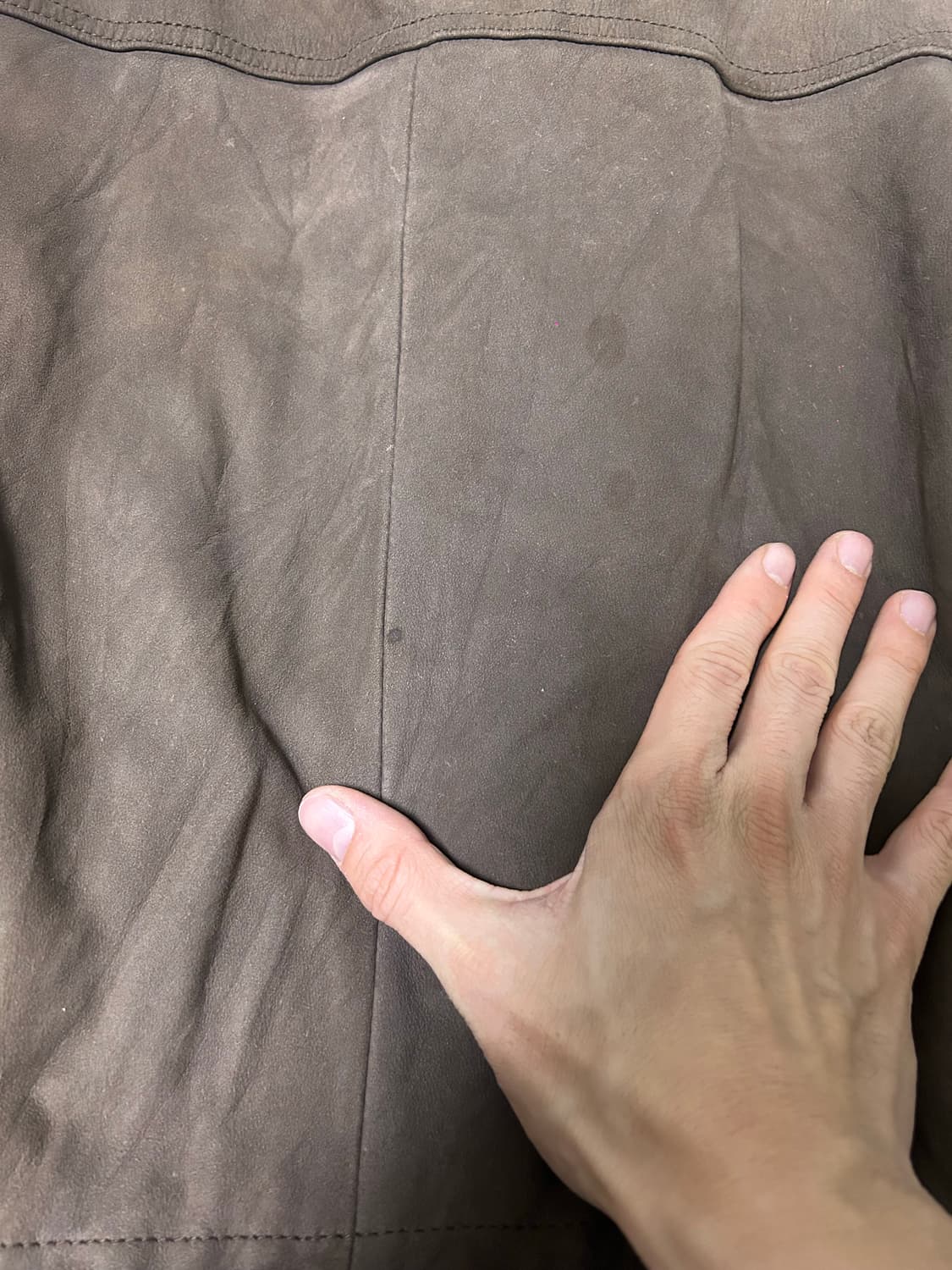 일본판 소가죽 헌팅자켓 사이즈 105~110 상품이미지8