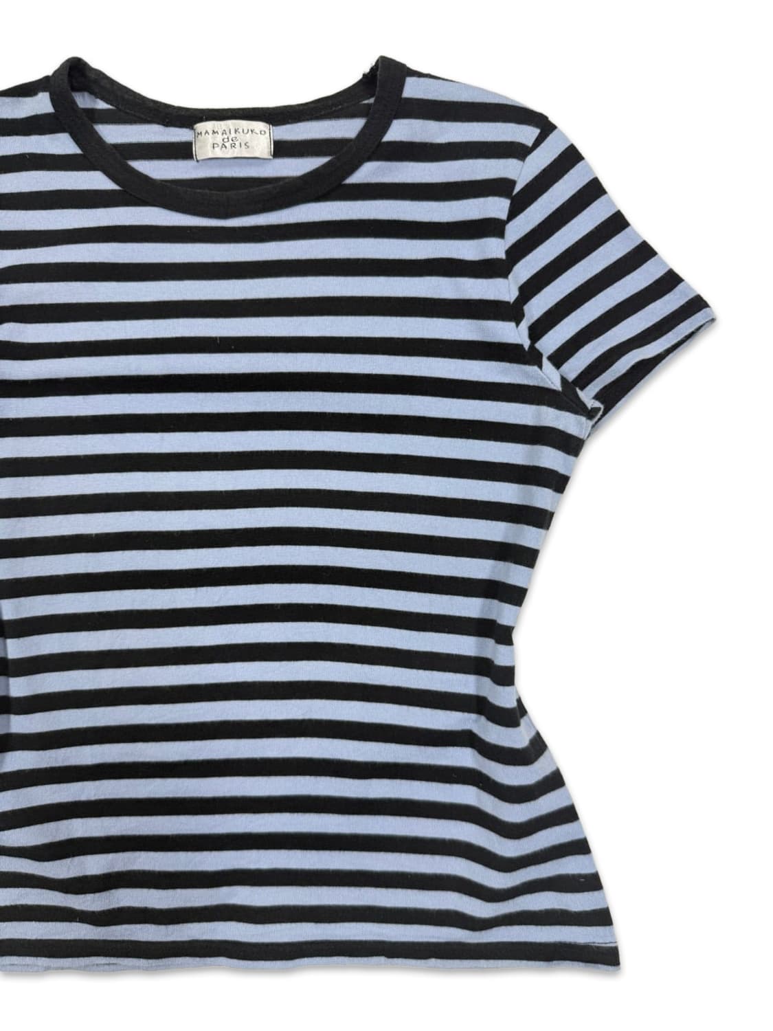 빈티지 네이비 스트라이프 반팔티 상품이미지2