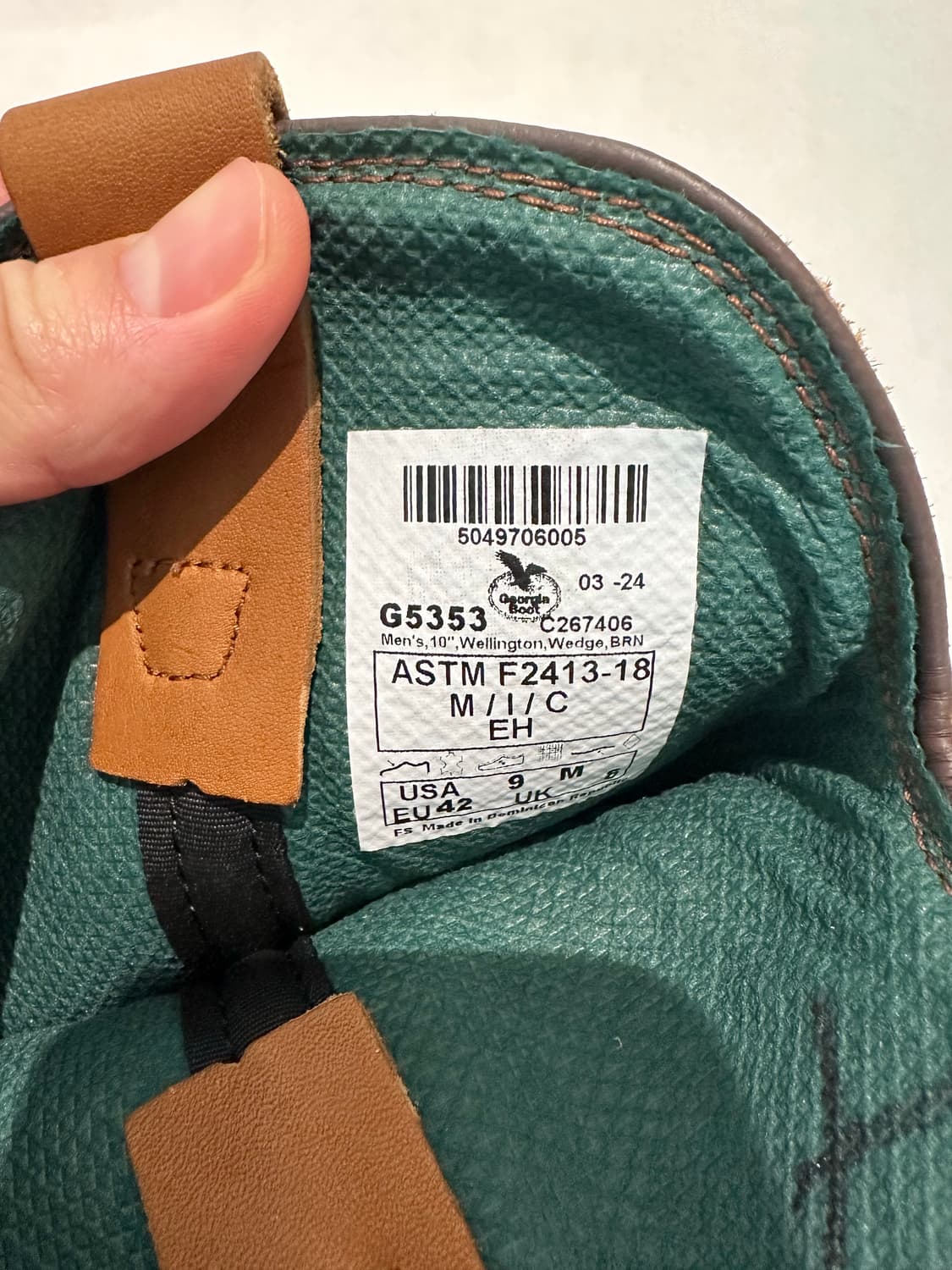 조지아 부츠 9m 매티보이 부츠 스틸토 새상품 상품이미지4