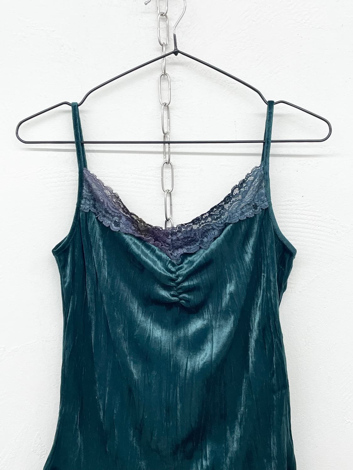 셔링 벨벳 레이스 슬리브리스 상품이미지5