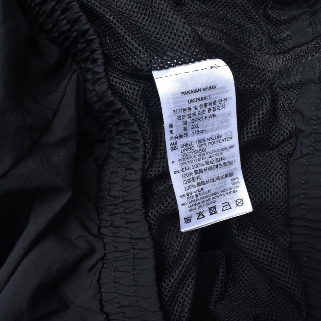 아디다스 검흰 아노락 점퍼 M N0752 상품이미지7