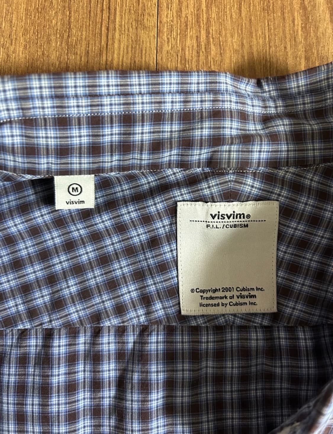 Visvim 체크 셔츠 M사이즈 상품이미지3
