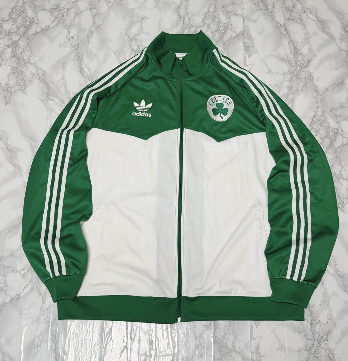 3XL 아디다스 셀틱 삼선 흰초 빅로고 트레이닝 져지 자켓 상품이미지6