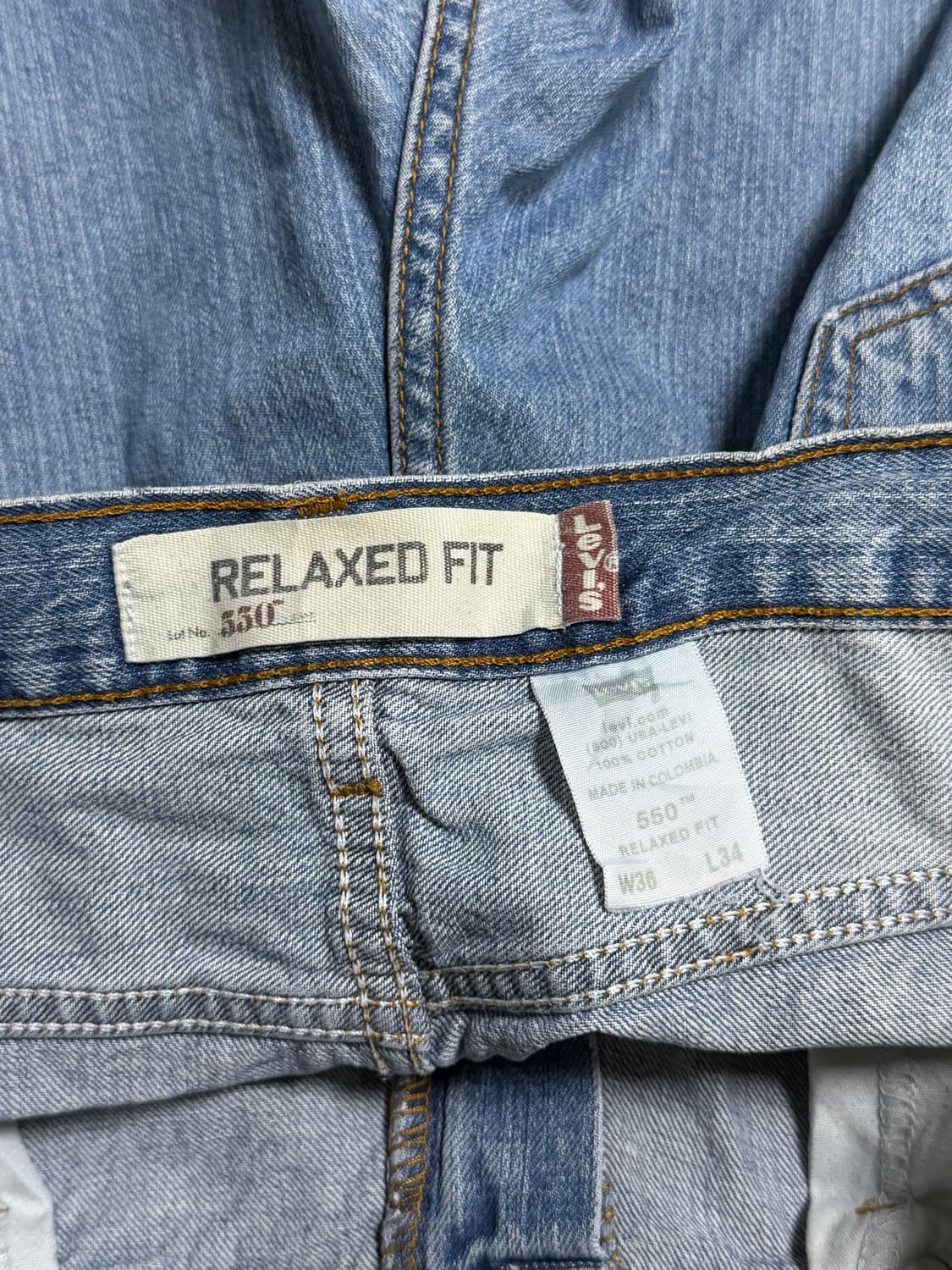 리바이스 릴렉스핏 550 36 34 상품이미지4
