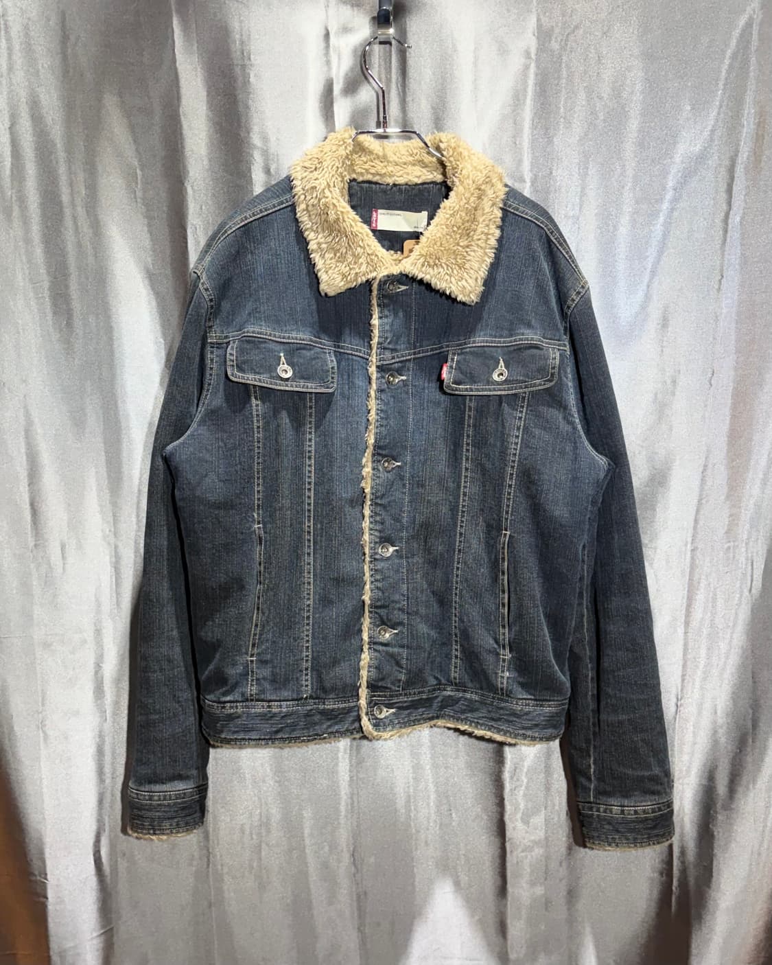 L 리바이스 워시드 쉐르파 투포켓 데님자켓 상품이미지2