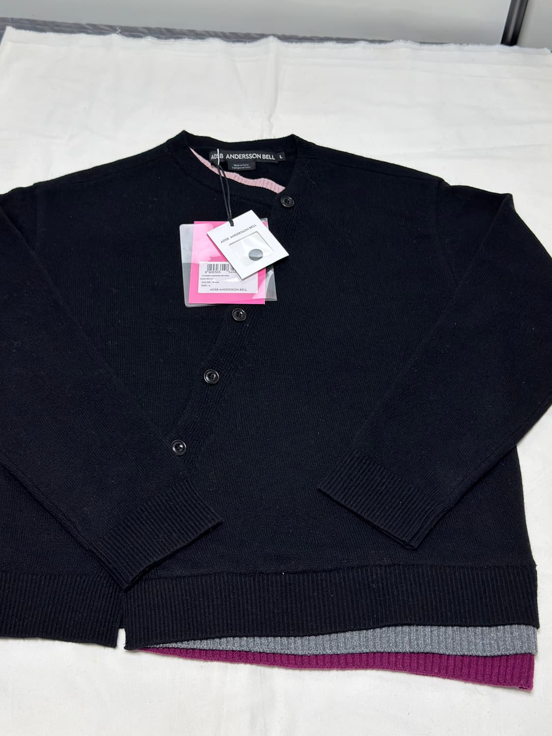 앤더슨벨 / 레이어드 가디건 atb1433m / L 상품이미지5