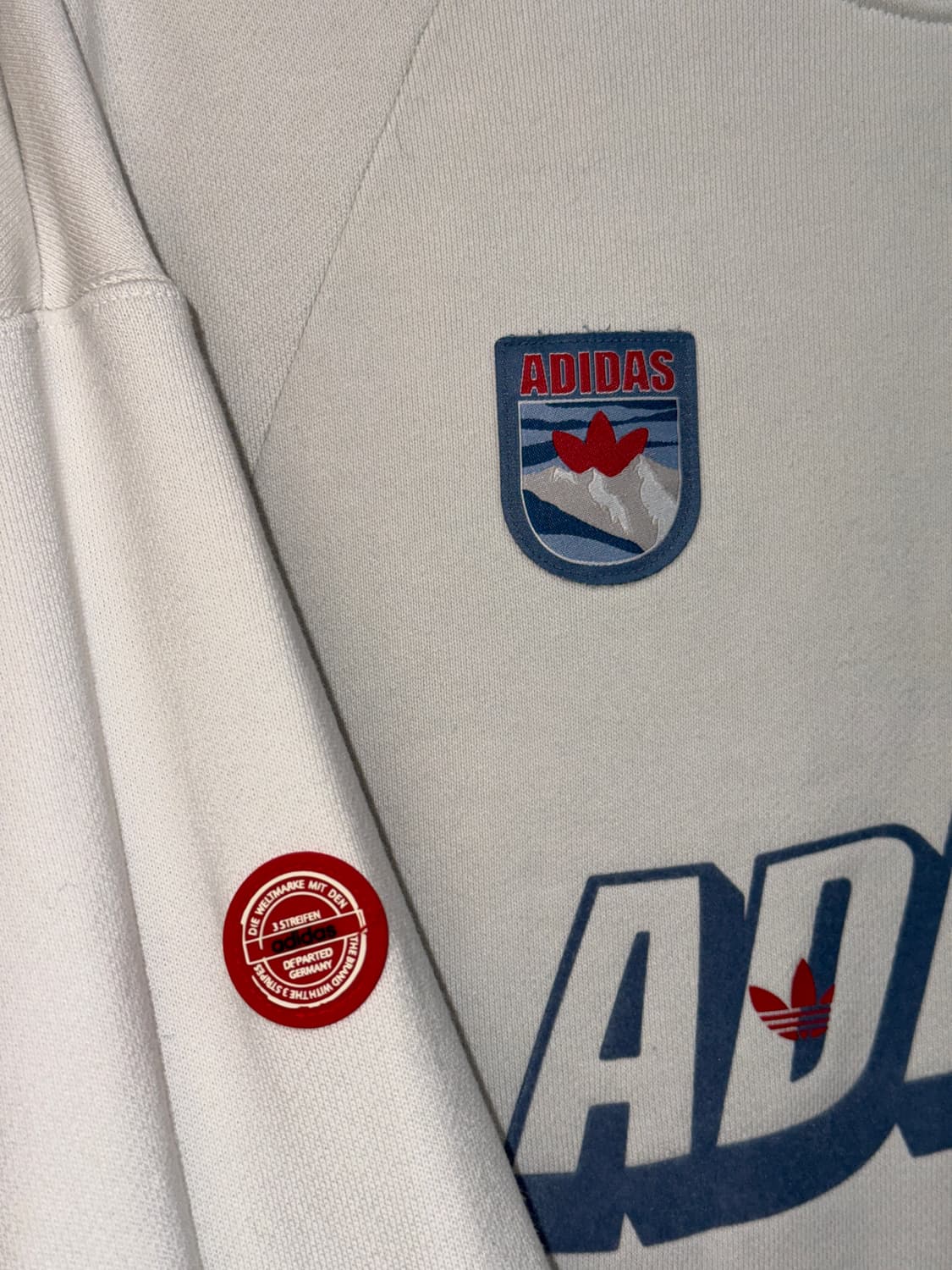 Adidas sweat crew neck mtm white XL 상품이미지3