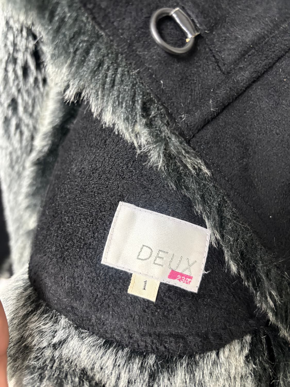 [DEUX]VKEI mood Grey Fur Trimming Jacket 상품이미지7