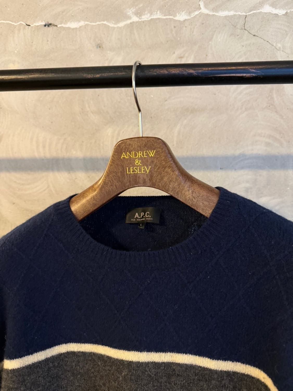 아페쎄 램스울 니트 100 상품이미지3