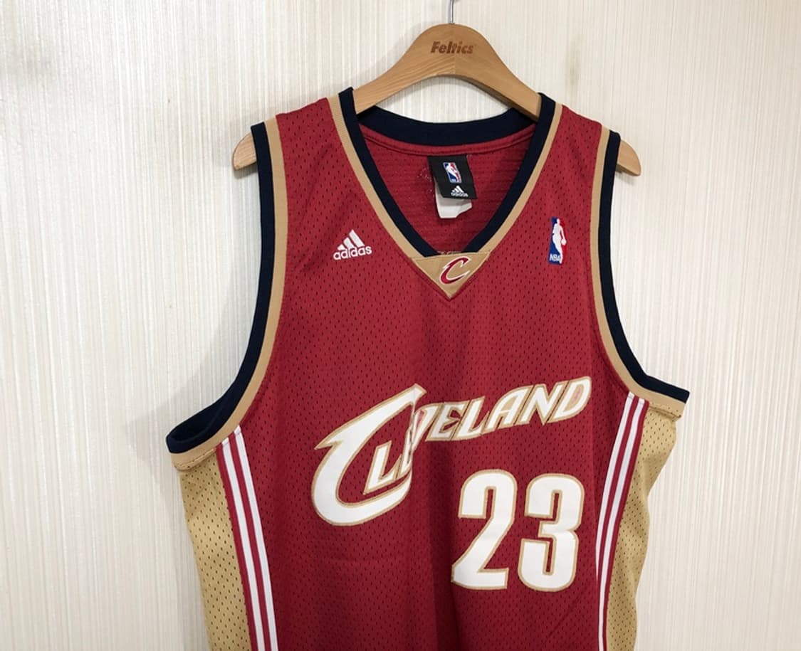 NBA 아디다스 클리블랜드 캐벌리어스 스윙맨져지 L #23 르브론제임스 상품이미지5