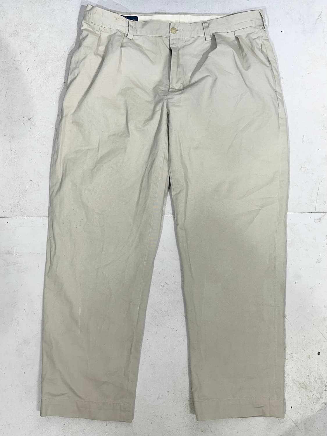 폴로 랄프 로렌 베이지 와이드 치노 팬츠 면바지 35 상품이미지4