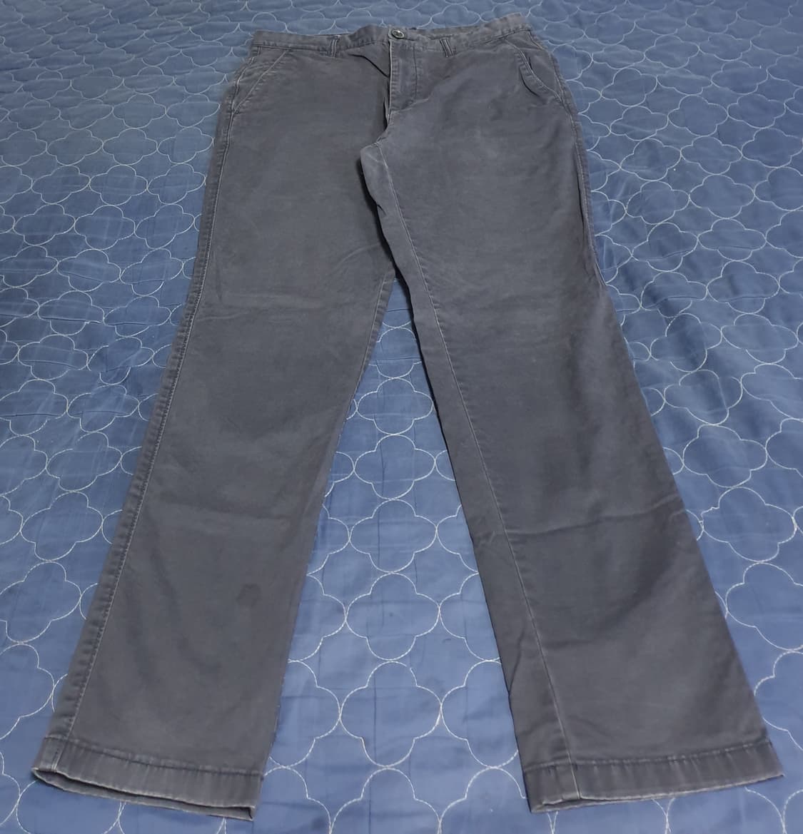 (신성통상) 에디션 스트레치 피그먼트 코튼 치노팬츠 다크 그레이 (34) 상품이미지1