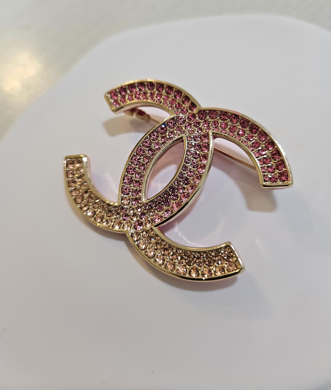 샤넬 핑크그라데이션 지르곤 브로치 상품이미지2